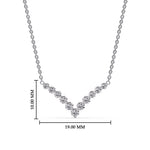 Load image into Gallery viewer, 0.25-carat-v-affordable-diamond-necklace-in-platinum-FDNK8068ANGLE1-0.25-CT-NL-WG-HW