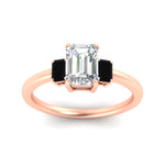 Load image into Gallery viewer, 0.25-ct-emerald-cut-three-stone-black-diamond-engagement-ring-in-rose-gold-fdenr9299emgblackangle5-0.25ct-nl-rg.jpg