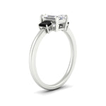 Load image into Gallery viewer, 0.25-ct-emerald-cut-three-stone-black-diamond-engagement-ring-in-white-gold-fdenr9299emgblackangle2-0.25ct-nl-wg.jpg