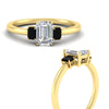 Load image into Gallery viewer, 0.25-ct-emerald-cut-three-stone-black-diamond-engagement-ring-in-yellow-gold-fdenr9299emgblackangle3-0.25ct-nl-yg.jpg