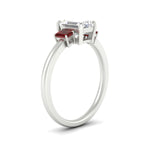 Load image into Gallery viewer, 0.25-ct-emerald-cut-three-stone-ruby-engagement-ring-in-white-gold-fdenr9299emgrudrangle2-0.25ct-nl-wg.jpg