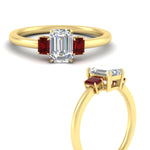 Load image into Gallery viewer, 0.25-ct-emerald-cut-three-stone-ruby-engagement-ring-in-yellow-gold-fdenr9299emgrudrangle3-0.25ct-nl-yg.jpg