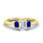 Load image into Gallery viewer, 0.25-ct-emerald-cut-three-stone-sapphire-engagement-ring-in-yellow-gold-fdenr9299emgsablsleep-0.25ct-nl-yg.jpg