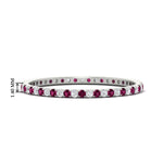 Load image into Gallery viewer, 0.25-ct-round-diamond-eternity-band-with-pink-sapphire-in-white-gold-FDEWB8371GSADRPI-0.25CT-NL-WG-HW