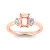 Load image into Gallery viewer, 0.25-ct-semi-mount-three-stone-diamond-engagement-ring-in-rose-gold-fdenr9299smangle5-0.25ct-nl-rg.jpg