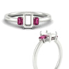 Load image into Gallery viewer, 0.25-ct-semi-mount-three-stone-pink-sapphire-engagement-ring-in-white-gold-fdenr9299smgsadrpiangle3-0.25ct-nl-wg.jpg