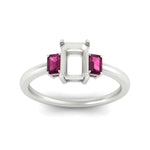 Load image into Gallery viewer, 0.25-ct-semi-mount-three-stone-pink-sapphire-engagement-ring-in-white-gold-fdenr9299smgsadrpiangle5-0.25ct-nl-wg.jpg