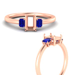 Load image into Gallery viewer, 0.25-ct-semi-mount-three-stone-sapphire-engagement-ring-in-rose-gold-fdenr9299smgsablangle3-0.25ct-nl-rg.jpg
