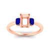 Load image into Gallery viewer, 0.25-ct-semi-mount-three-stone-sapphire-engagement-ring-in-rose-gold-fdenr9299smgsablangle5-0.25ct-nl-rg.jpg