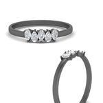 Load image into Gallery viewer, 0.25-ct.-diamond-teardrop-5-stone-wedding-band-black-gold-FD8294B-0.05CTANGLE3-NL-BG.jpg