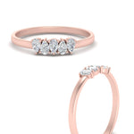Load image into Gallery viewer, 0.25-ct.-diamond-teardrop-5-stone-wedding-band-rose-gold-FD8294B-0.05CTANGLE3-NL-RG.jpg