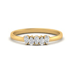 Load image into Gallery viewer, 0.25-ct.-diamond-teardrop-5-stone-wedding-band-yellow-gold-FD8294B-0.05CTANGLE3-NL-YG.jpg