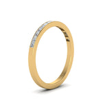 Load image into Gallery viewer, 0.25-ct.-princess-diamond-channel-wedding-band-in-18K-yellow-gold-FD8382-0.25CTBANGLE2-NL-YG