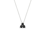 Load image into Gallery viewer, 0.30-carat-mini-3-stone-black-diamond-pendant-in-FDPD1129GBLACK-0.30CT-NL-WG