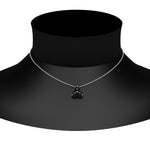 Load image into Gallery viewer, 0.30-carat-mini-3-stone-black-diamond-pendant-in-FDPD1129GBLACK-0.30CT-NL-WG