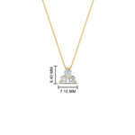 Load image into Gallery viewer, 0.30-carat-mini-3-stone-diamond-pendant-in-FDPD1129-0.30CT-NL-YG