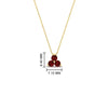 Load image into Gallery viewer, 0.30-carat-mini-3-stone-ruby-pendant-in-FDPD1129GRUDR-0.30CT-NL-YG