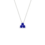 Load image into Gallery viewer, 0.30-carat-mini-3-stone-sapphire-pendant-in-FDPD1129GSABL-0.30CT-NL-WG