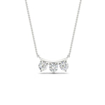Load image into Gallery viewer, 0.30-ct-classic-trio-diamond-pendant-necklace-in-white-gold-FDPD11416-NL-WG
