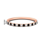 Load image into Gallery viewer, 0.30-ct-french-prong-eternity-black-diamond-ring-in-rose-gold-FD8370GBLACK-0.30CT-NL-RG-HW.jpg