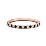 Load image into Gallery viewer, 0.30-ct-french-prong-eternity-black-diamond-ring-in-rose-gold-FD8370GBLACK-0.30CT-NL-RG.jpg