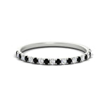 Load image into Gallery viewer, 0.30-ct-french-prong-eternity-black-diamond-ring-in-white-gold-FD8370GBLACK-0.30CT-NL-WG.jpg