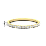 Load image into Gallery viewer, 0.30-ct-french-prong-eternity-diamond-ring-in-yellow-gold-FD8370-0.30CT-NL-YG-HW.jpg