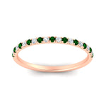 Load image into Gallery viewer, 0.30-ct-french-prong-eternity-emerald-ring-in-rose-gold-FD8370GEMGRANGLE5-0.30CT-NL-RG.jpg
