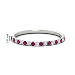 Load image into Gallery viewer, 0.30-ct-french-prong-eternity-pink-sapphire-ring-in-white-gold-FD8370GSADRPI-0.30CT-NL-WG-HW.jpg