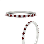 Load image into Gallery viewer, 0.30-ct-french-prong-eternity-ruby-ring-in-white-gold-FD8370GRUDRANGLE3-0.30CT-NL-WG.jpg
