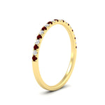 Load image into Gallery viewer, 0.30-ct-french-prong-eternity-ruby-ring-in-yellow-gold-FD8370GRUDRANGLE2-0.30CT-NL-YG.jpg