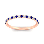 Load image into Gallery viewer, 0.30-ct-french-prong-eternity-sapphire-ring-in-rose-gold-FD8370GSABLANGLE5-0.30CT-NL-RG.jpg