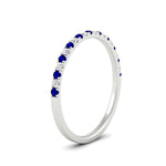 Load image into Gallery viewer, 0.30-ct-french-prong-eternity-sapphire-ring-in-white-gold-FD8370GSABLANGLE2-0.30CT-NL-WG.jpg