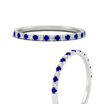 Load image into Gallery viewer, 0.30-ct-french-prong-eternity-sapphire-ring-in-white-gold-FD8370GSABLANGLE3-0.30CT-NL-WG.jpg