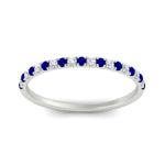 Load image into Gallery viewer, 0.30-ct-french-prong-eternity-sapphire-ring-in-white-gold-FD8370GSABLANGLE5-0.30CT-NL-WG.jpg
