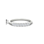 Load image into Gallery viewer, 0.35-ct.-septet-princess-cut-diamond-wedding-band-in-white-gold-FDWB179PR-0.35CT-NL-WG-HW