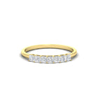 Load image into Gallery viewer, Septet Princess Cut Wedding Band