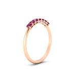 Load image into Gallery viewer, Septet Princess Cut Wedding Band