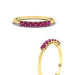 Load image into Gallery viewer, Septet Princess Cut Wedding Band