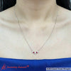 Load image into Gallery viewer, 0.50-Carat-Five-Stone-Round-Diamond-Pendant-Necklace-FDPD11130RO