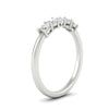 Load image into Gallery viewer, 0.50-carat-5-stone-diamond-basket-prong-wedding-anniversary-band-in-white-gold-FDENS141ROBANGLE3-0.50CT-NL-WG