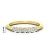 Load image into Gallery viewer, 0.50-carat-5-stone-diamond-basket-prong-wedding-anniversary-band-in-yellow-gold-FDENS141ROBANGLE3-0.50CT-NL-YG