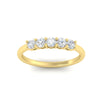 Load image into Gallery viewer, 0.50-carat-5-stone-diamond-basket-prong-wedding-anniversary-band-in-yellow-gold-FDENS141ROBANGLE3-0.50CT-NL-YG