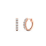 Load image into Gallery viewer, 0.50-carat-5-stone-diamond-huggie-hoop-earrings-in-rose-gold-FDEAR10773ANGLE2-NL-RG