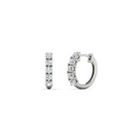 Load image into Gallery viewer, 0.50-carat-5-stone-diamond-huggie-hoop-earrings-in-white-gold-FDEAR10773ANGLE2-NL-WG