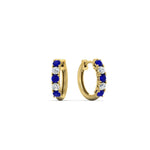 Load image into Gallery viewer, 0.50-carat-5-stone-sapphire-huggie-hoop-earrings-in-yellow-gold-FDEAR10773GSABLANGLE2-NL-YG