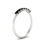 Load image into Gallery viewer, https://cdn.fascinatingdiamonds.com/FDWB179/0.50-carat-Princess-cut-7-stone-black-diamond-wedding-band-in-white-gold-fdwb179prgblackangle2-0.50ct-nl-wg.jpg