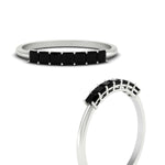 Load image into Gallery viewer, https://cdn.fascinatingdiamonds.com/FDWB179/0.50-carat-Princess-cut-7-stone-black-diamond-wedding-band-in-white-gold-fdwb179prgblackangle3-0.50ct-nl-wg.jpg