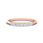 Load image into Gallery viewer, https://cdn.fascinatingdiamonds.com/FDWB179/0.50-carat-Princess-cut-7-stone-diamond-wedding-band-in-rose-gold-fdwb179prsleep-0.50ct-nl-rg.jpg
