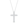 Load image into Gallery viewer, simple-prong-cross-pendant-fdpd10825-0.50-ct-fancy-1-wg